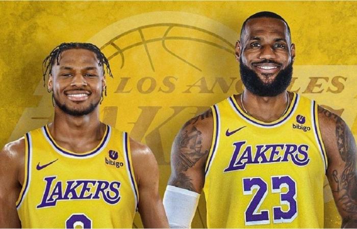 Die Lakers haben den Sohn von LeBron James gedraftet und sie werden zusammen in der NBA spielen