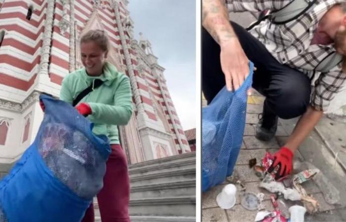 Einige tschechische Umweltschützer gingen viral, nachdem sie während ihrer Reise in Kolumbien Müll gesammelt hatten