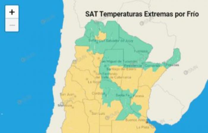 Extremer Kältealarm für Neuquén: Was diesen Samstag im Alto Valle passieren wird