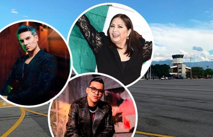 9 Privatflugzeuge mit berühmten Sängern landen in Neiva nach San Pedro