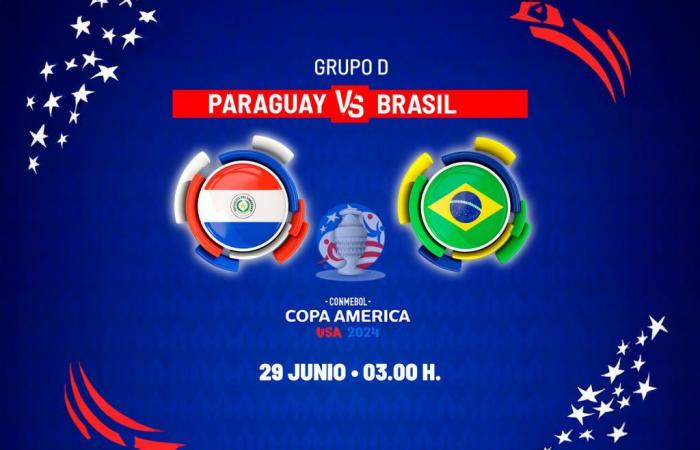 Copa América 2024: Paraguay – Brasilien, live: Copa América 2024, live
