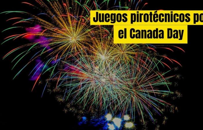 Feuerwerk zum Canada Day