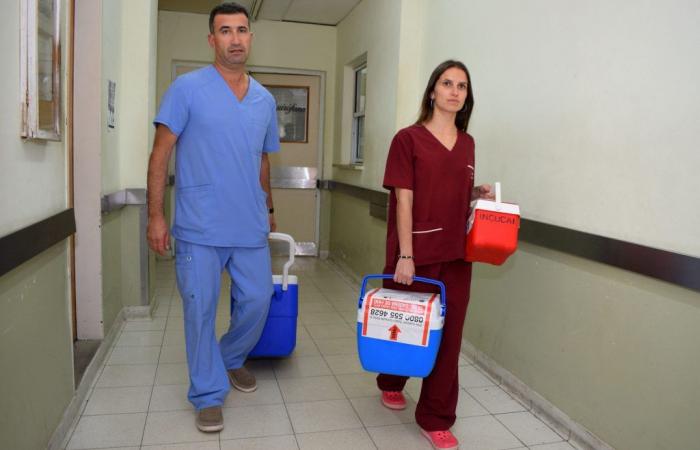 Sie spendeten Organe und Gewebe im Centenario-Krankenhaus von Gualeguaychú