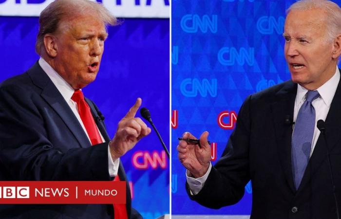 Ein Trump im Angriff nutzt Bidens Versäumnisse und Unentschlossenheiten aus, um die erste Debatte der Präsidentschaftswahlen 2024 zu gewinnen