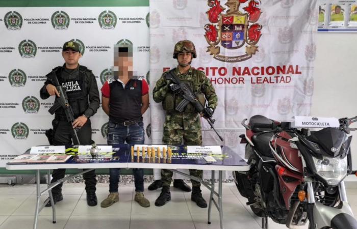 Gefangen genommen in Recetor alias „Gedioco“, ELN- und FARC-Milizionär