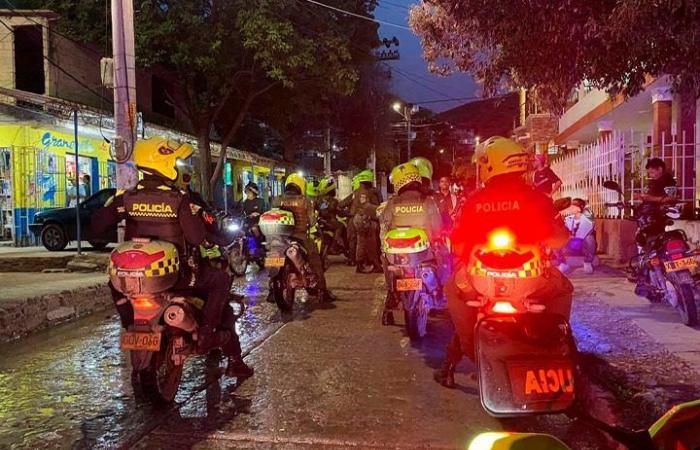 Im Rahmen von Sicherheitsmaßnahmen übernahm die Polizei mehrere Stadtteile in Santa Marta