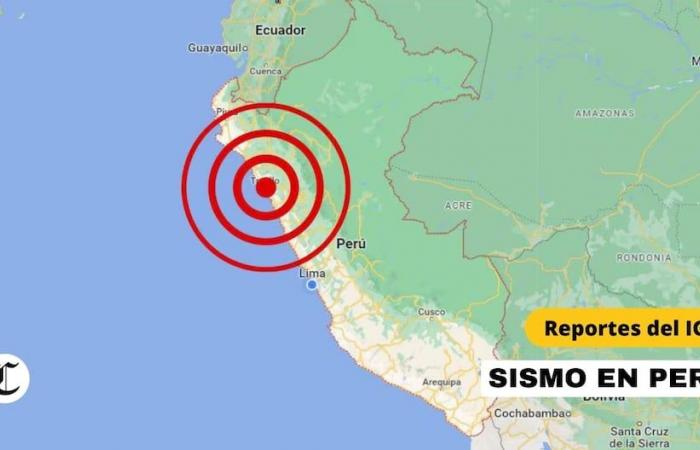 Letztes Erdbeben in Peru heute: Bericht über Erdbeben, Epizentrum und Stärke über IGP | PERU