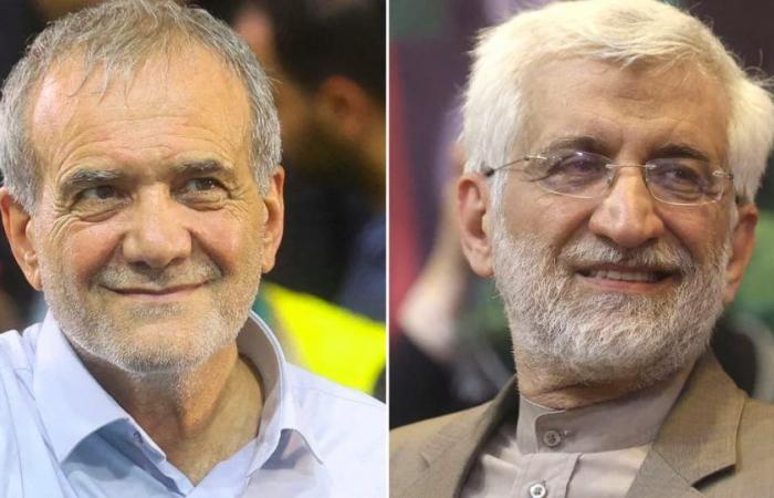 Der Reformist Masoud Pezeshkian und der ultrakonservative Saeed Jalili werden in einer Stichwahl um die Präsidentschaft Irans konkurrieren