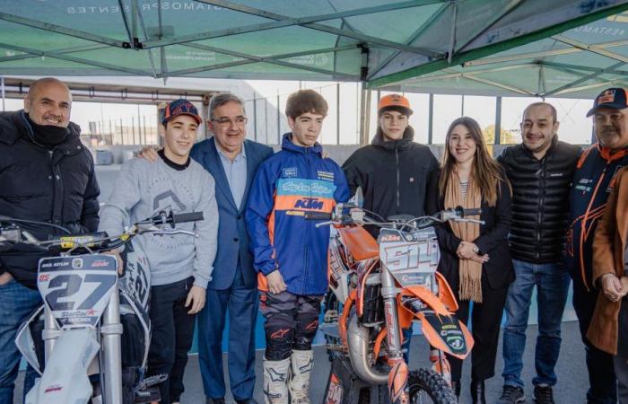 Sie präsentierten den 4. Termin des argentinischen Motocross