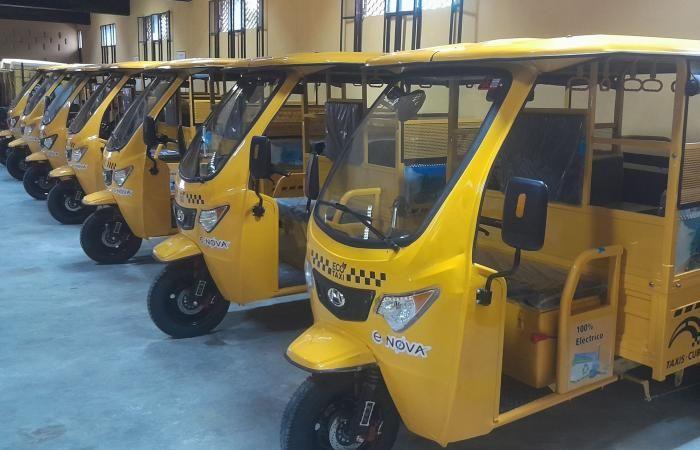 Elektrische Dreiräder unterstützen den Personentransport in Pinar del Río › Kuba › Granma