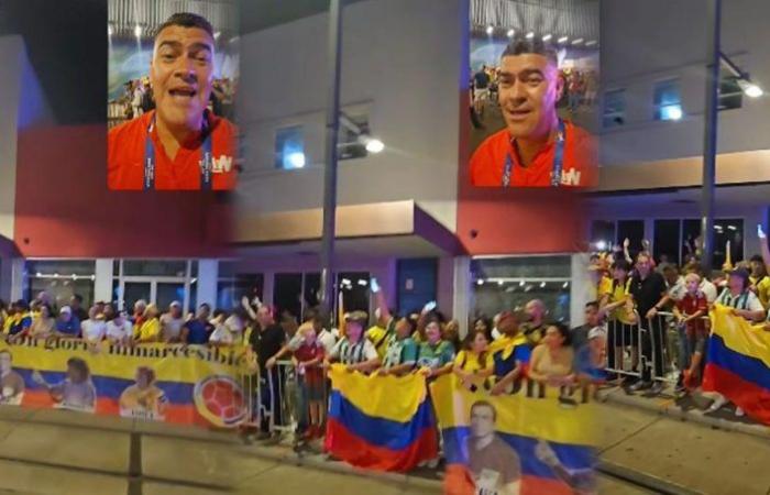 Fans sangen „The Paths of Life“, um die kolumbianische Nationalmannschaft zu unterstützen