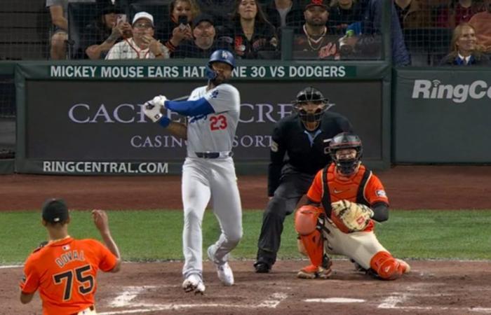 Sie versuchten zu reagieren, aber die Dodgers blieben in San Francisco liegen