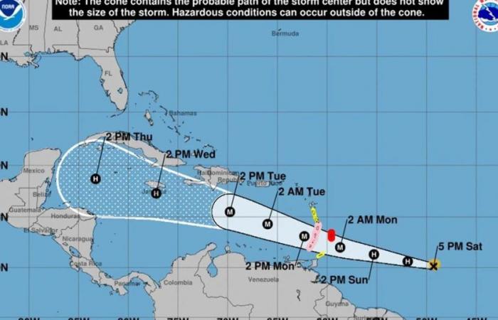 Alarm in der Karibik: Sturm Beryl wurde zu einem Hurrikan der Kategorie 1