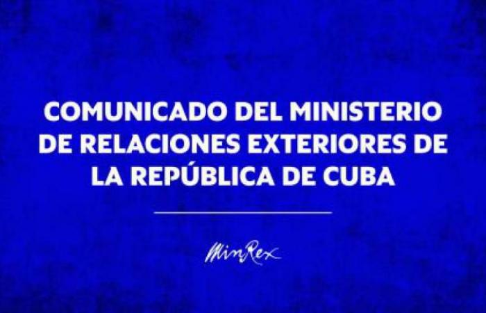 Offizielle Erklärung des Außenministeriums der Republik Kuba – Radio Rebelde