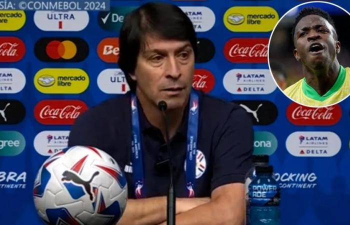 Daniel Garnero betonte Vinicius nach der Niederlage Paraguays gegen Brasilien: „Er spielt auf eine Art und Weise, die schwer zu akzeptieren ist“