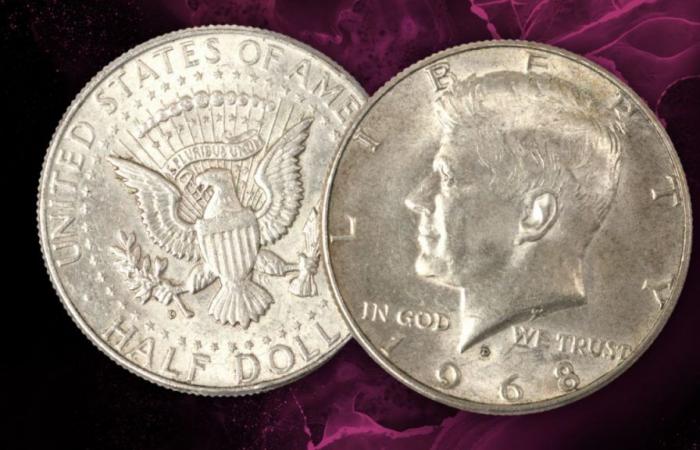 Für diese 50-Cent-Münze von John F. Kennedy geben sie bis zu 45.000 US-Dollar aus