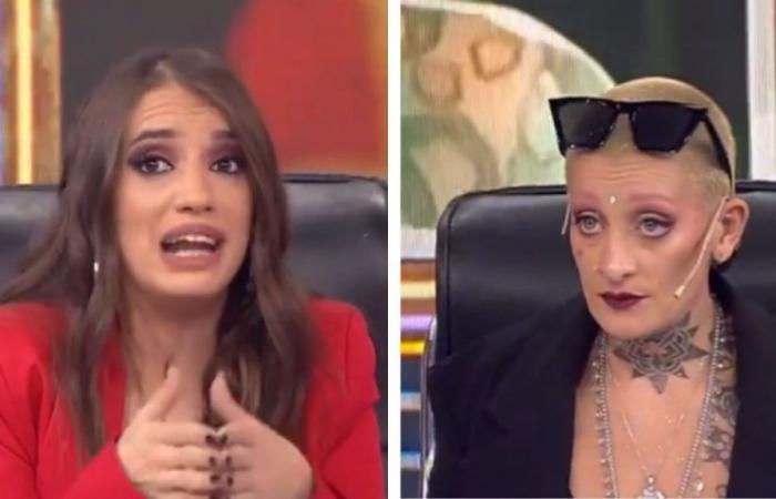 Furia hatte eine heftige Konfrontation mit Romi Scalora, der Diskussionsteilnehmerin von Bendita TV: „Es ist zu viel, dass ich hier sitze“