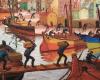Fünf Gemälde zu Ehren des argentinischen Arbeiters
