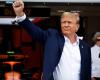 Donald Trump hatte mitten im Wahlkampf einen überraschenden Auftritt beim Miami Grand Prix