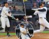 Aaron Judge, Juan Soto und Giancarlo Stanton erzielen einen Homerun beim Sieg der Yankees über die Astros