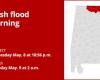 Sturzflutwarnung für Nordalabama bis Donnerstag, 2 Uhr morgens
