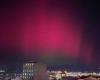 Naturwunder: Eine Aurora Borealis färbte den Himmel Feuerlands rot