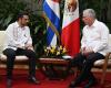 Der kubanische Präsident empfängt den Direktor der mexikanischen Sozialversicherung