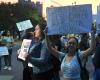 Neuer Protest von Studenten des Brown Institute of Santa Fe gegen die Baubedingungen