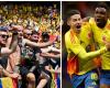Europapokal: Rumänische Fans tragen das Trikot der kolumbianischen Nationalmannschaft