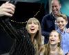 Taylor Swift posierte mit Prinz William und ihren Kindern nach einem Konzert in London