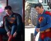 Durchgesickerte Bilder von den Dreharbeiten zu Superman, Fans feiern eine Verbesserung des Anzugs