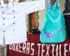 Textilarbeiter führen an diesem Dienstag im Regierungsgebäude von Neuquén eine „Maquinazo“ durch