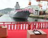 Die neunte der neuen Stealth-Fregatten der Mogami-Klasse der Japan Maritime Self-Defense Force wird vom Stapel gelassen