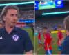 Ricardo Garecas STARKER VORSCHLAG an die chilenischen Spieler im Spiel gegen die argentinische Nationalmannschaft