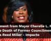 Erklärung von Bürgermeisterin Cherelle L. Parker zum Tod